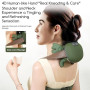 ideallife Masseur Cervical, Masseur Dos Et Cervicales Avec Chaleur, Appareil de Massage Bionique 4D pour le Cou Sans Fil, Ergono