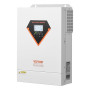 VEVOR Onduleur Solaire Hybride 6000 W Chargeur à Onde Sinusoïdale Pure Tout-en-un, 48 V CC vers 220/230 V CA Monophasé, Contrôle