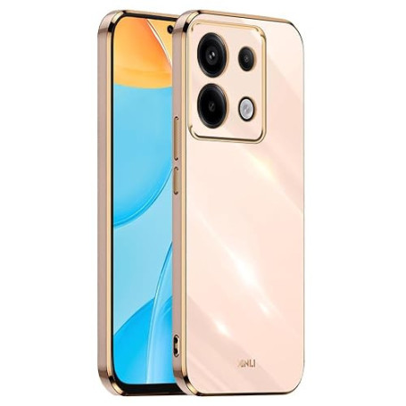 HONLEN Coque pour Redmi Note 13 Pro 5G / POCO X6 5G (6.67" inches), Étui en TPU Souple en Silicone, Design de Cadre de Galvanopl