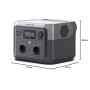 Station électrique portable ECOFLOW RIVER 2 MAX avec câble solaire, batterie LiFeP04, 512 Wh charge rapide en 1 heure, sortie 10