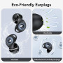 Bouchon D'oreille Pour Dormir, Anti-Bruit 45 dB, Bouchons Réutilisables en Silicone Souple et Ergonomiques, 4 Tailles (XS/S/M/L)