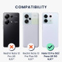 kwmobile Housse Compatible avec Xiaomi Redmi Note 13 Pro 5G / Poco X6 5G Coque - Housse de téléphone en Silicone avec Protection