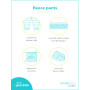 Simple Joys by Carter's 4-Pack Fleece Pants - Infant-and-Toddler-Pants - 4-Pack Fleece Pants - Mixte bébé