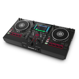 Numark Mixstream Pro+ contrôleur DJ avec séparation Stems, 2 platines, Wi-Fi, mixeur, écran tactile 7", haut-parleurs, compatibl