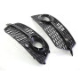 GSRECY Paire de grilles d'aération pour pare-chocs avant droit et gauche compatible avec Q5 S Line 2013-2017 (noir)
