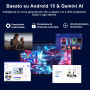 Tablette 10 pouces Android 15 avec Gemini AI, 30 Go RAM+ 128 Go ROM+ 2 To d'extension, WiFi 6, Widevine L1, octa-core, 8000 mAh,