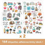 Febio Carnet de voyage à remplir personnalisable, adapté pour bullet journal, livre scrapbooking. Cahier spirale a5 our adventur