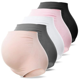 SUNNYBUY Culotte de Grossesse Taille Haute sans Couture pour Femme