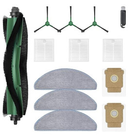 HIYOUNG Accessoires pour Aspirateur iRobot Roomba Combo 2 Essential/iRobot Roomba Plus 105 Combo, 1 Brosse principale, 3 Serpill