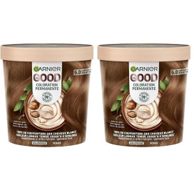 Garnier - Coloration Permanente - Sans Ammoniaque - 90% d'Ingrédients d'Origine Naturelle - Beurre de Karité - 100% Couverture C