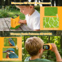 Microscope numérique 2 en 1 pour Enfants et Jumelles pour Enfants, Microscope de Poche IPS HD 2,0", télescope grossissant 10x av
