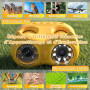 Microscope numérique 2 en 1 pour Enfants et Jumelles pour Enfants, Microscope de Poche IPS HD 2,0", télescope grossissant 10x av