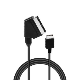 Mcbazel Câble SCART RGB AV Premium pour consoles PS1/PS2/PS3 PAL 180 cm, câble de conversion de signal vidéo de haute qualité -