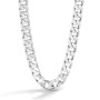 Dankadi Collier Cubain Massif Large 10MM 12MM en 925 Argent pour Homme Femme, Chaîne à Maillon Cubaine Grosse 16"-30" Rock Punk