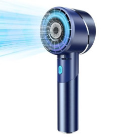 COZOME Ventilateur Portable, Mini Ventilateur Rechargeable USB 4 Vitesses, Turbo 7000 tr/min 16h d'Autonomie, Ventilateur de Poc