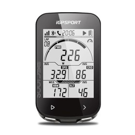 iGPSPORT BSC100S Compteur Velo sans Fil, Écran 2,6'' à Rétroéclairage Auto 40 Données Sportives 40H d’Autonomie Capteur Ant+/Blu