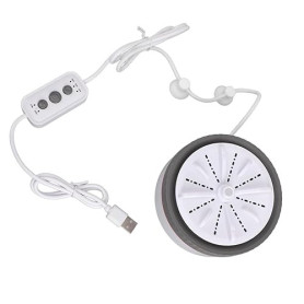 Ausi Lave-linge Turbo, Lave-linge Turbo Portable Pour Petits Vêtements, Alimenté Par USB (Gary)