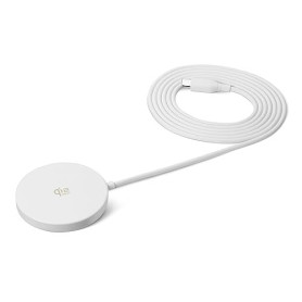 Amazon Basics Chargeur Sans Fil 25W Certifié Qi2.2, Compatible MagSafe Pour iPhone 17/16/15/14/13/12, Compatible Magnétique pour