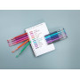 PILOT - 12 Stylos FriXion Ball Stick - Encre Gel Effaçable - 4 Bleus, 4 Noirs, 2 Rouges, 2 Verts - Le FriXion Économique à Point