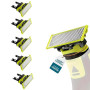 Lame de rechange T-Blade (X5) compatible avec OneBlade – Pack de 5 lames pour rasoir visage et corps homme – Compatibles tous mo