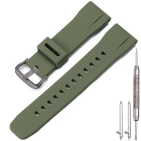 MCXGL Bracelet de montre étanche en silicone compatible avec Casio Protrek PRG650 600 PRW6600 Bracelet de montre sport de rechan