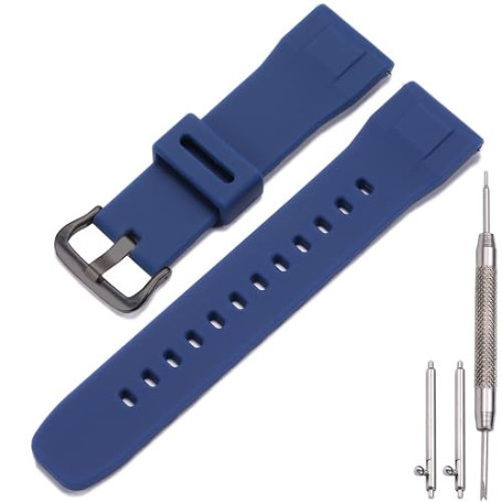 MCXGL Bracelet de montre étanche en silicone compatible avec Casio Protrek PRG650 600 PRW6600 Bracelet de montre sport de rechan