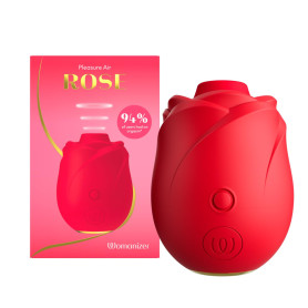 Womanizer Rose Suceur de clitoris | Vibromasseur avec Stimulateur Clitoridien à succion | 6 niveaux d’intensité & 4 motifs de vi