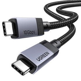 UGREEN Câble USB C 240W Charge Rapide Gen2 10Gbps Vidéo 4K@60Hz 2M | Type C PD 3.1, Compatible avec MacBook Ordinateur Portable