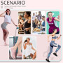 Basket Femme Respirantes Slip on pour Sneakers Femmes Chaussure de Running Fitness Légères Sneakers