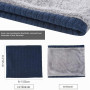 Tour de Cou Écharpe Hiver - Snood Cache Cou Col Polaire Tubulaire Foulard Chaud Coupe-Vent De Crochet De Laine Homme et Femme po