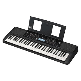 Yamaha PSR-E383 Clavier portable pour débutants, 650 voix d'instruments authentiques avec touches tactiles et une polyphonie de