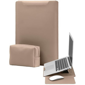 YealRed 13-14 Pouces Housse pour Laptop Pochette Support Fonction avec Macbook Neo 13 2026, MacBook Air 13 M5-M1 (2026-2018),Mac
