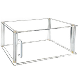 Acryvic Vitrine de boulangerie boîte à pain, acrylique vitrine de pâtisserie transparente comptoir de cuisine vitrine de nourrit