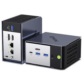 GMKtec (Garantie de 3 Ans) Mini-PC Gaming K16 à boîtier métallique, AMD Ryzen 7 7735HS (8 C/16 T, jusqu'à 4,75 GHz),32Go de RAM