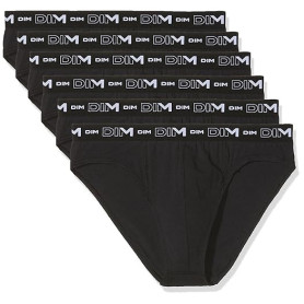 DIM Slip Homme Lot de 6 | Coton Stretch Confort | Maintien Quotidien | sans Étiquette