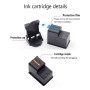 CAIDI Cartouche d'encre PG445 CL446 Compatible avec Canon Pixma MX494 MG2440 MG2540 MG2940 IP2840 MG2545 TS3140 MG3040 TR4540 44