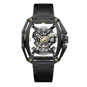 CIGA Design Hunter Montre Automatique Squelette Tonneau Homme