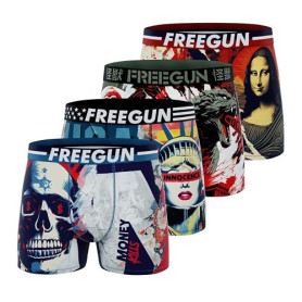 Caleçon Homme Multi-Sport, Boxer Homme, Doux, Agréable (Lot de 4)