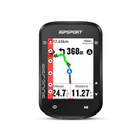 iGPSPORT BSC200S Compteur Velo sans Fil, Écran Couleur 2.4" Navigation Routière, Enregistrement Continu Détection de Mouvement N