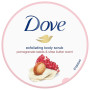Dove Gommage Crème Douche pour Peau Soyeuse et Lisse - 4 x 225 ml