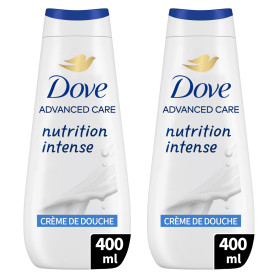 DOVE - Crème de douche Advanced Care Nutrition intense - Respecte la peau - Testé dermatologiquement - Sensation de peau douce p