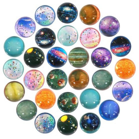 Annhao 30 Pièces Balle rebondissante de Espace Cadeaux Anniversaire invités Enfant, Balle rebondissantes Enfant pour Cadeau Anni