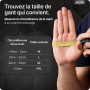 50x PROGRIP Gants nitrile taille XXL Orange [Avec double épaisseur et texture diamantée], Gants nitrile à usage unique pour atel