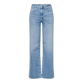 ONLY Jean à Jambe Large ONLMADISON Taille Haute Wide Leg Fit Jeans