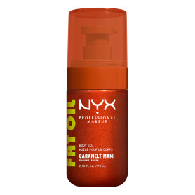 NYX Professional Makeup Fat Oil Body Huile Corps Hydratante 24H Bronze 70ml | Fini scintillant bronze, Texture légère pénétratio