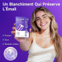 Bande Blanchiment Dentaire Violet, Bandes Blanchissantes pour Dents: 14 Bandes Violettes 7 Paires, Résultat Rapide, Élimine Tach