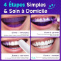 Bande Blanchiment Dentaire Violet, Bandes Blanchissantes pour Dents: 14 Bandes Violettes 7 Paires, Résultat Rapide, Élimine Tach