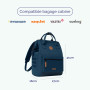 CABAIA Sac à Dos Adventurer Queretaro 18L - Ordinateur 13" - Déperlant | Bagage cabine · Ouverture grand angle · Système MOLLE p