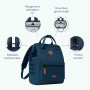 CABAIA Sac à Dos Adventurer Queretaro 18L - Ordinateur 13" - Déperlant | Bagage cabine · Ouverture grand angle · Système MOLLE p