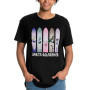 Elbenwald Sailor Moon T-shirt Sailor Guardians Outer Senshi en coton Noir